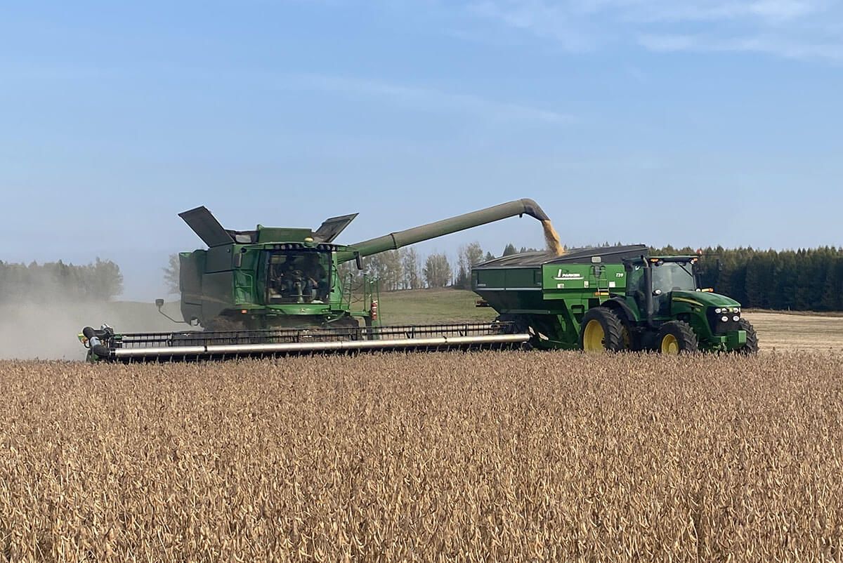 Alliance Agri-Turf grain harvesting 